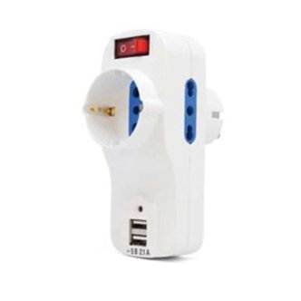 سه راهی برق USB TPS-508 تسکو