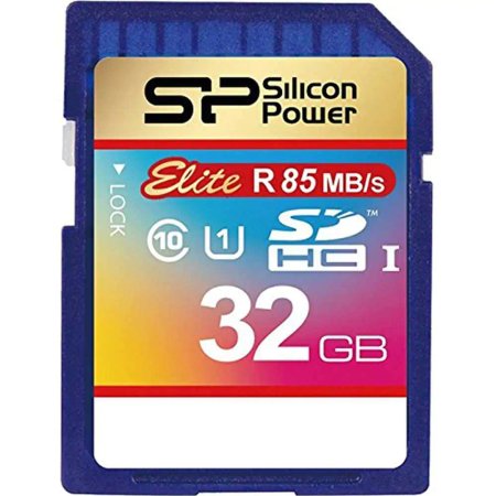 کارت حافظه SDHC سیلیکون پاور مدل Elite کلاس 10 استاندارد UHS-I U1 سرعت 85MBps ظرفیت 32 گیگابایت