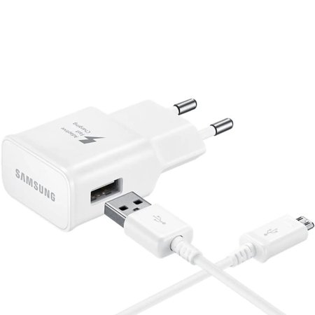 شارژر دیواری سامسونگ مدل EP-TA10EWE همراه با کابل microUSB