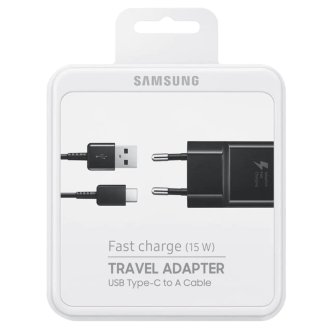 شارژر دیواری سامسونگ مدل EP-TA20EBE همراه با کابل USB C شارژر دیواری سامسونگ مدل EP-TA20EBE همراه با کابل USB C