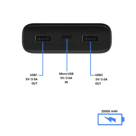 شارژر همراه شیاومی مدل Mi Power Bank 3 ظرفیت 20000 میلی آمپر ساعت