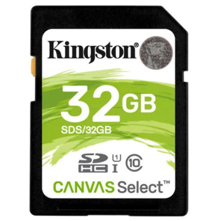 کارت حافظه SD کینگستون مدل Canvas Select کلاس 10 استاندارد UHS-I U1 سرعت 80MBps ظرفیت 32 گیگابایت