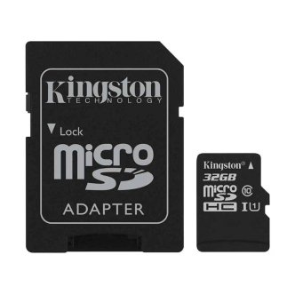 کارت حافظه microSDHC کینگستون کلاس 10 استاندارد UHC-I U1 سرعت 80MBps همراه با آداپتور SD ظرفیت 32 گیگابایت کارت حافظه microSDHC کینگستون کلاس 10 استاندارد UHC-I U1 سرعت 80MBps همراه با آداپتور SD ظرفیت 32 گیگابایت