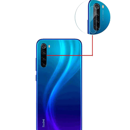 محافظ لنز دوربین مناسب برای گوشی شیائومی Note 8
