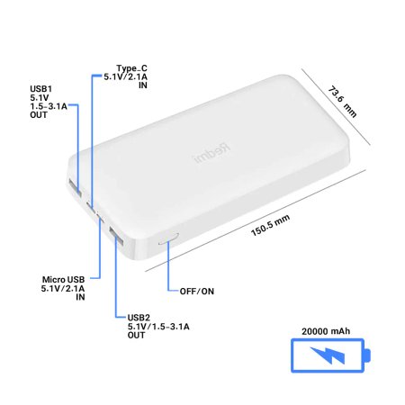 Xiaomi Redmi PB200LZM 20000mAh Power Bank