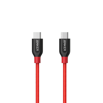 کابل تبدیل USB-C به USB-C انکر مدل A8187 Powerline Plus طول 0.9 متر کابل تبدیل USB-C به USB-C انکر مدل A8187 Powerline Plus طول 0.9 متر