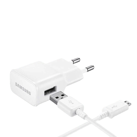 شارژر دیواری سامسونگ مدل EP-TA20EWEGSTD به همراه کابل microusb