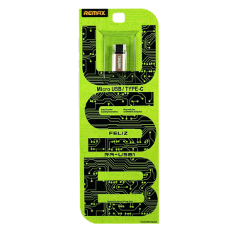 تبدیل Micro USB به Remax RA-USB1 FELIZ TYPE-C تبدیل Micro USB به Remax RA-USB1 FELIZ TYPE-C