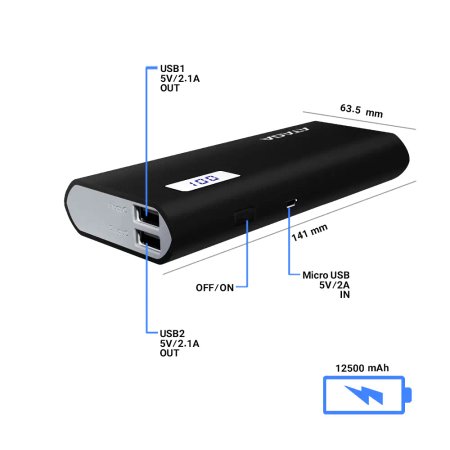 ADATA P12500D 12500mAh Power Bank