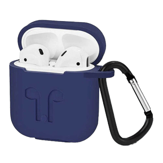 کاور محافظ سیلیکونی به همراه یک بند نگهدارنده مناسب برای کیس Apple AirPods کاور محافظ سیلیکونی به همراه یک بند نگهدارنده مناسب برای کیس Apple AirPods