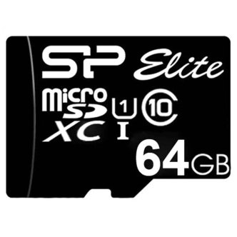 کارت حافظه microSDHC سیلیکون پاور مدل Elite کلاس 10 استاندارد UHS-I U1 سرعت 85MBps ظرفیت 64 گیگابایت کارت حافظه microSDHC سیلیکون پاور مدل Elite کلاس 10 استاندارد UHS-I U1 سرعت 85MBps ظرفیت 64 گیگابایت