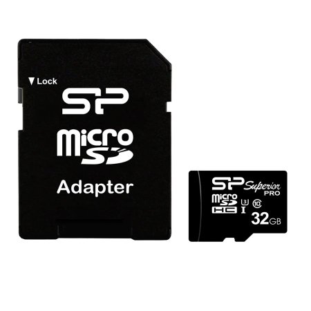کارت حافظه microSDHC سیلیکون پاور Superior Pro کلاس 10 سرعت 90MBpsبا آداپتور SD ظرفیت 32GB