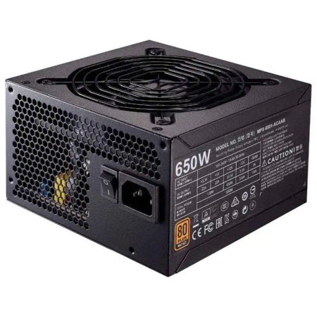 منبع تغذیه کامپیوتر کولر مستر مدل MWE Bronze 650