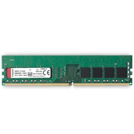 رم دسکتاپ DDR4 تک کاناله 2400 مگاهرتز CL17 کینگستون مدل KVR24N17S86 ظرفیت 8 گیگابایت