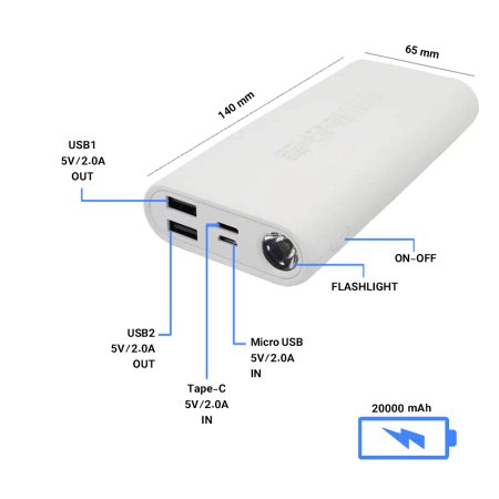 Veger x201 20000mAh Power Bank