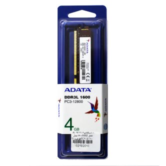 رم کامپیوتر ای دیتا مدل  DDR3 1600MHz 240Pin Unbuffered DIMM ظرفیت 4 گیگابایت