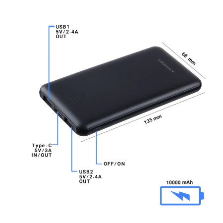 Powerbank Momax IP67 10000mAh