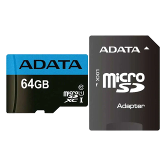 کارت حافظه microSDXC ای دیتا مدل Premier کلاس 10 استاندارد UHS-I U1 سرعت 100MBps همراه با آداپتور SD ظرفیت 64 گیگابایت کارت حافظه microSDXC ای دیتا مدل Premier کلاس 10 استاندارد UHS-I U1 سرعت 100MBps همراه با آداپتور SD ظرفیت 64 گیگابایت