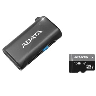 کارت حافظه microSDHC ای دیتا مدل Premier کلاس 10 استاندارد UHS-I U1 همراه با میکرو ریدر ظرفیت 16 گیگابایت کارت حافظه microSDHC ای دیتا مدل Premier کلاس 10 استاندارد UHS-I U1 همراه با میکرو ریدر ظرفیت 16 گیگابایت