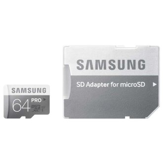 کارت حافظه microSDXC سامسونگ مدل Pro کلاس 10 استاندارد UHS-I U1 سرعت 90MBps ظرفیت 64 گیگابایت به همراه آداپتور SD کارت حافظه microSDXC سامسونگ مدل Pro کلاس 10 استاندارد UHS-I U1 سرعت 90MBps ظرفیت 64 گیگابایت به همراه آداپتور SD