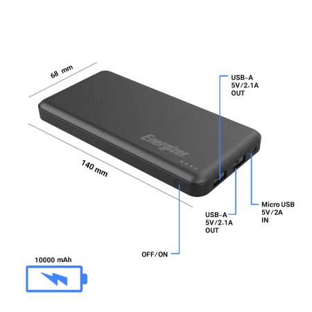 Energizer UE10053 10000mAh Power Bank