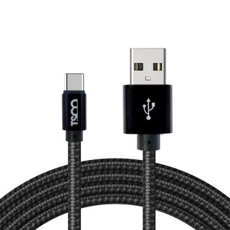 کابل تبدیل USB به USB-C تسکو مدل TCC182 طول 1 متر کابل تبدیل USB به USB-C تسکو مدل TCC182 طول 1 متر