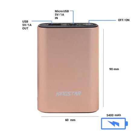 KingStar KP BOX70 5400 mAh Power Bank