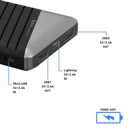 Devia Elegant J1 Business 10000mAh Powerbank