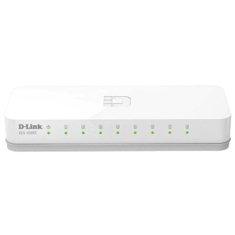 سوییچ دسکتاپ 8 پورت دی-لینک مگابایتی مدل DES-1008C
