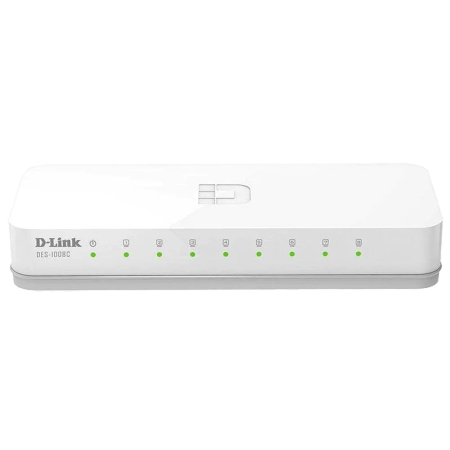 D-Link DES-1008C 8-Port Desktop Switch