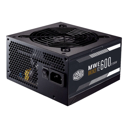 منبع تغذیه کامپیوتر کولر مستر مدل MWE Bronze 600-V2