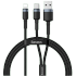 کابل تبدیل USB/USB-C به لایتنینگ باسئوس مدل CATKLF_ELG1 طول 1.2 متر