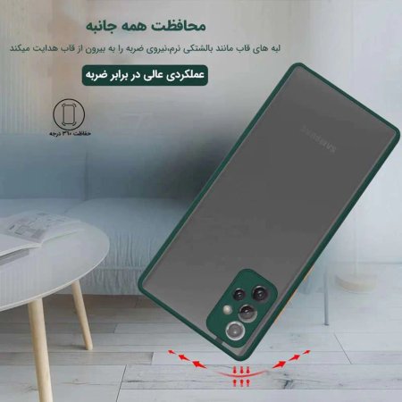 Cover Back Matt Lens Protective Defender Model For Samsung Galaxy A52 4G / A52 5G / A52s