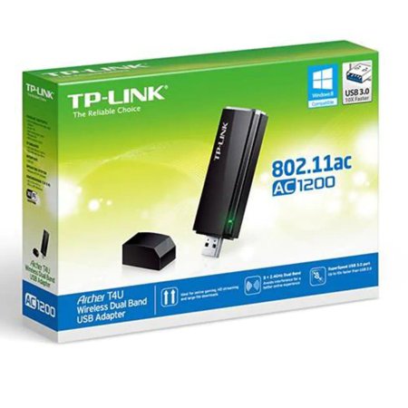 TP-LINK Archer T4U AC1200 Wireless Dual Band USB Adapter