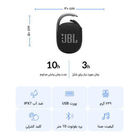 JBL Clip 4 Portable Bluetooth Speaker