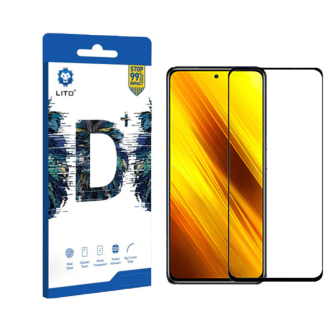 محافظ صفحه نمایش تمام صفحه +Lito D مناسب برای گوشی شیائومی Poco X3 / X3 Pro محافظ صفحه نمایش تمام صفحه +Lito D مناسب برای گوشی شیائومی Poco X3 / X3 Pro