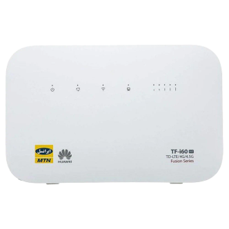 مودم 4G/TD-LTE ایرانسل مدل 4.5G TF-i60 H1 به همراه 480 گیگابایت اینترنت یک ساله و 135 گیگابایت اینترنت 6 ماهه و 2 عدد سیم کارت دائمی طلایی
