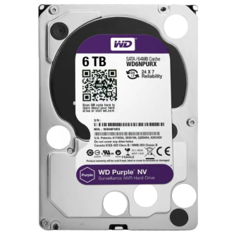 هارددیسک اینترنال وسترن دیجیتال سری Purple مدل WD60PURZ ظرفیت 6 ترابایت هارددیسک اینترنال وسترن دیجیتال سری Purple مدل WD60PURZ ظرفیت 6 ترابایت