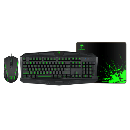 T-Dagger 3in1 Combo T-TGS006 Mouse Keyboard Mouse Pad Set
