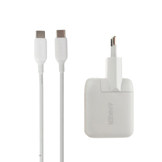 شارژر دیواری انکر مدل PowerPort PD 1 B2019LD3 18W به همراه کابل USB-C به USB-C شارژر دیواری انکر مدل PowerPort PD 1 B2019LD3 18W به همراه کابل USB-C به USB-C
