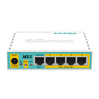 روتر میکروتیک hEX PoE lite (RB750UPr2) روتر میکروتیک hEX PoE lite (RB750UPr2)
