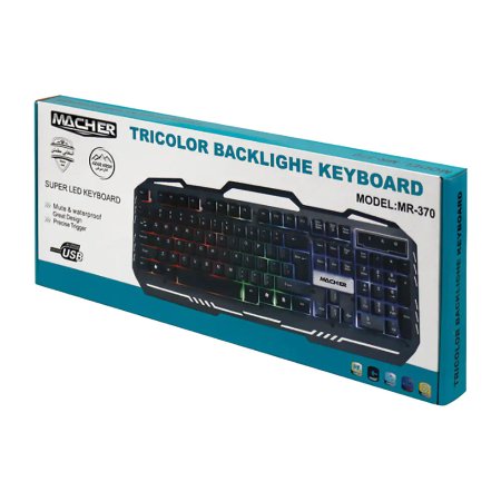Macher MR-370 RGB Wierd Keyboard