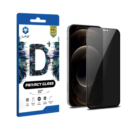 Glass Full Screen Privacy Lito D+ Suitable for iPhone 12 Pro Max