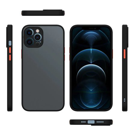 Cover Back Matte Camera Protector Defender iPhone 12 Pro Max