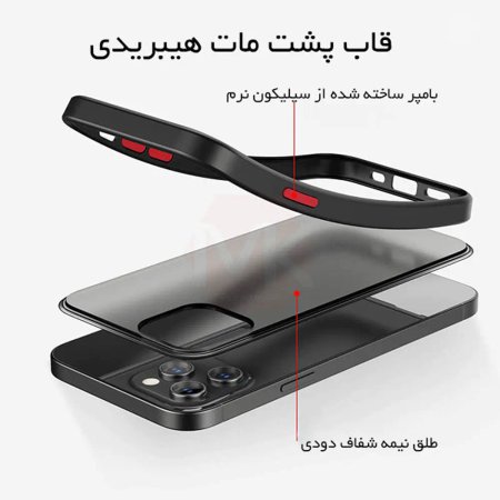 Cover Back Matte Defender iPhone 12 / 12 Pro
