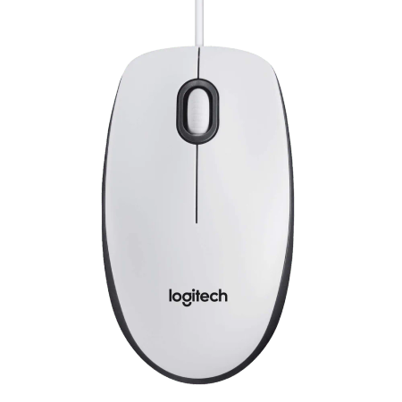 Logitech M100 Mouse White
