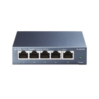 سوییچ 5 پورت گیگابیتی و دسکتاپ تی پی-لینک مدل TL-SG105 سوییچ 5 پورت گیگابیتی و دسکتاپ تی پی-لینک مدل TL-SG105