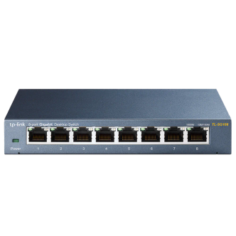 سوییچ گیگابیتی 8 پورت تی پی-لینک مدل TL-SG108 سوییچ گیگابیتی 8 پورت تی پی-لینک مدل TL-SG108