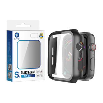 محافظ صفحه نمایش و قاب محافظ  لیتو مدل +S اپل واچ 41 میلی متر