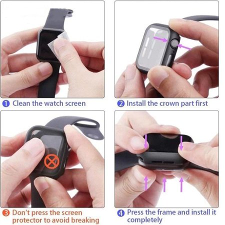 LITO S+ Apple Watch 44mm Cover And Screen Protector
